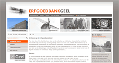 Desktop Screenshot of erfgoedbankgeel.be